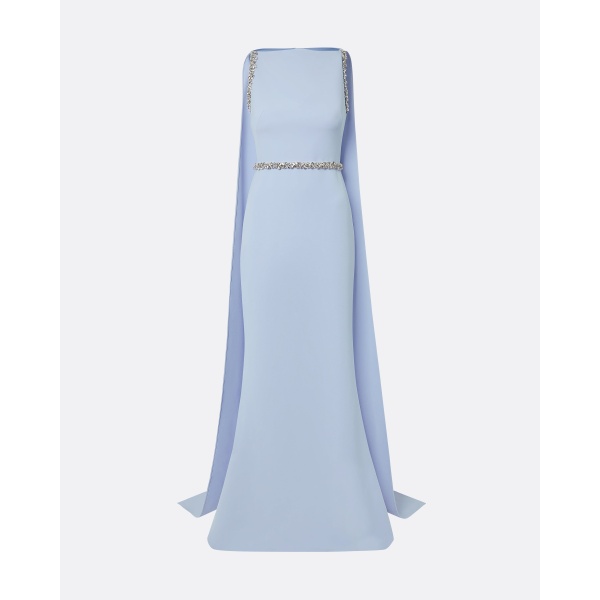Safiyaa Ginevra Soft Sky Long Dress