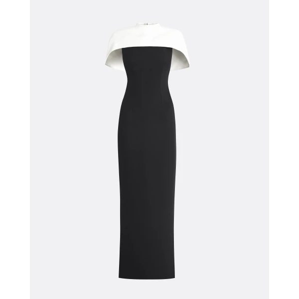 Safiyaa Kalika Monochrome Long Dress