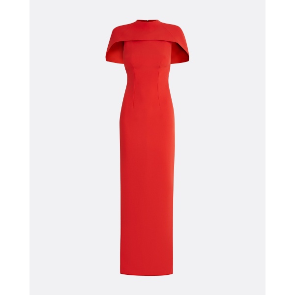 Safiyaa Kalika Scarlet Red Long Dress