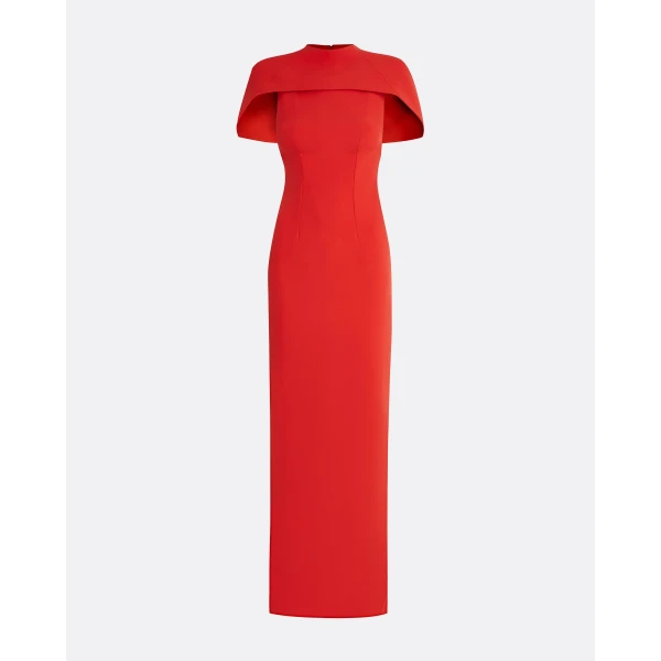 Safiyaa Kalika Scarlet Red Long Dress