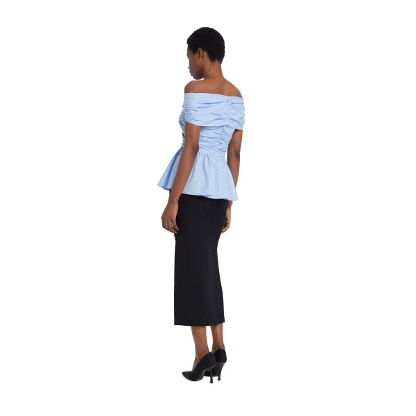 Safiyaa Classic Blue Tops