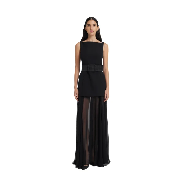 Minna Long Dress in Black