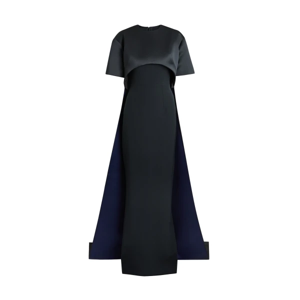 Onaise Long Dress in Black