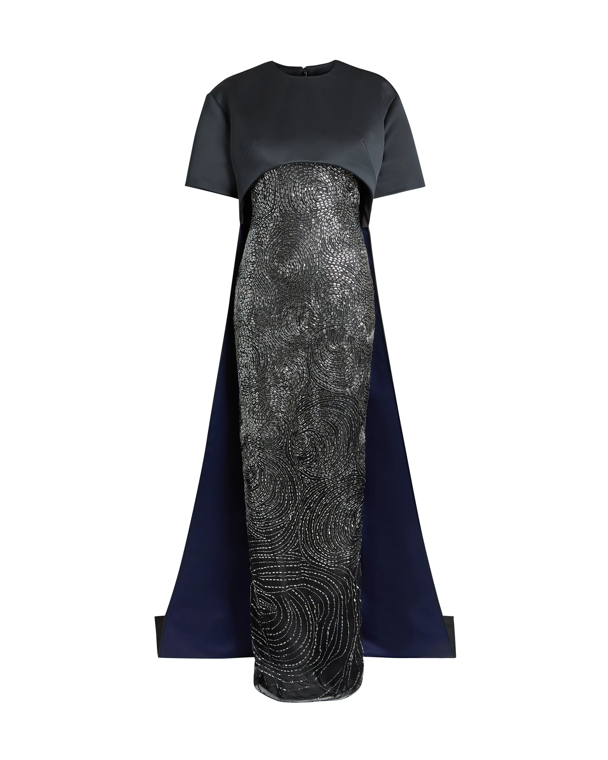 Safiyaa Rionaise Long Dress in Black – Dresses – Demi-Couture Evening Wear at Luxury Shoes Safiyaa Rionaise Long Dress