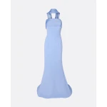Safiyaa Roshana Carolina Blue Long Dress