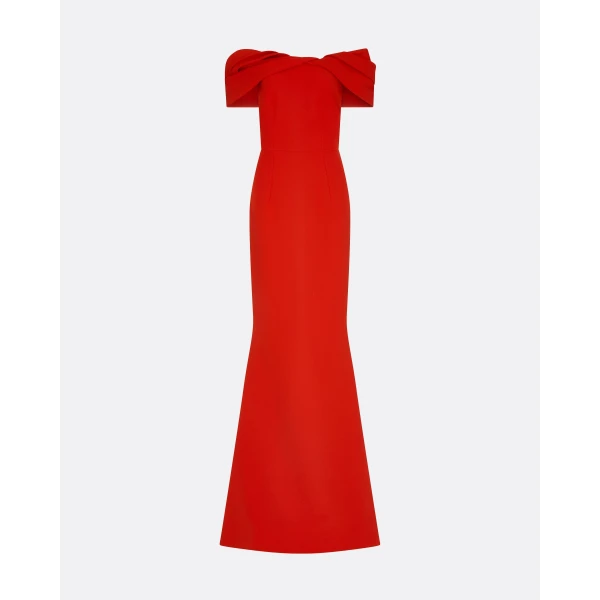 Safiyaa Rossa Dazzling Red Long Dress