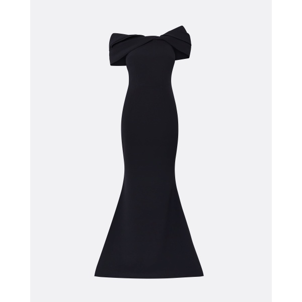 Safiyaa Rossa Midnight Navy Long Dress