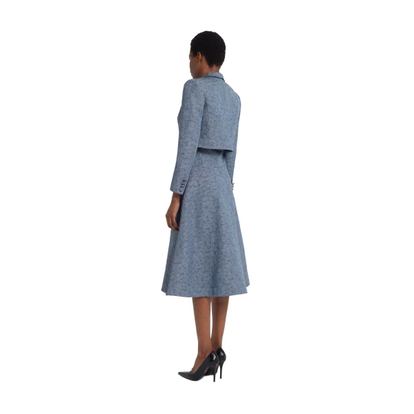 Safiyaa Denim Jacquard Jackets