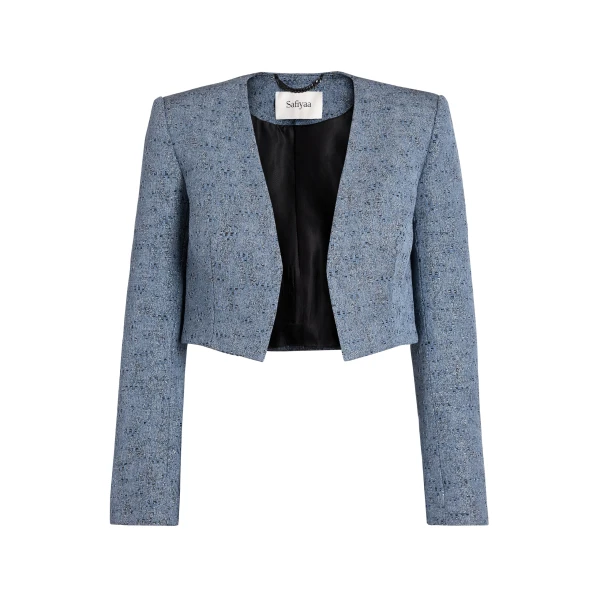 Sabia Jacket in Denim Jacquard