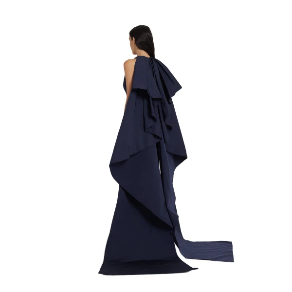 Safiyaa Maritime Blue with Gunmetal Dresses