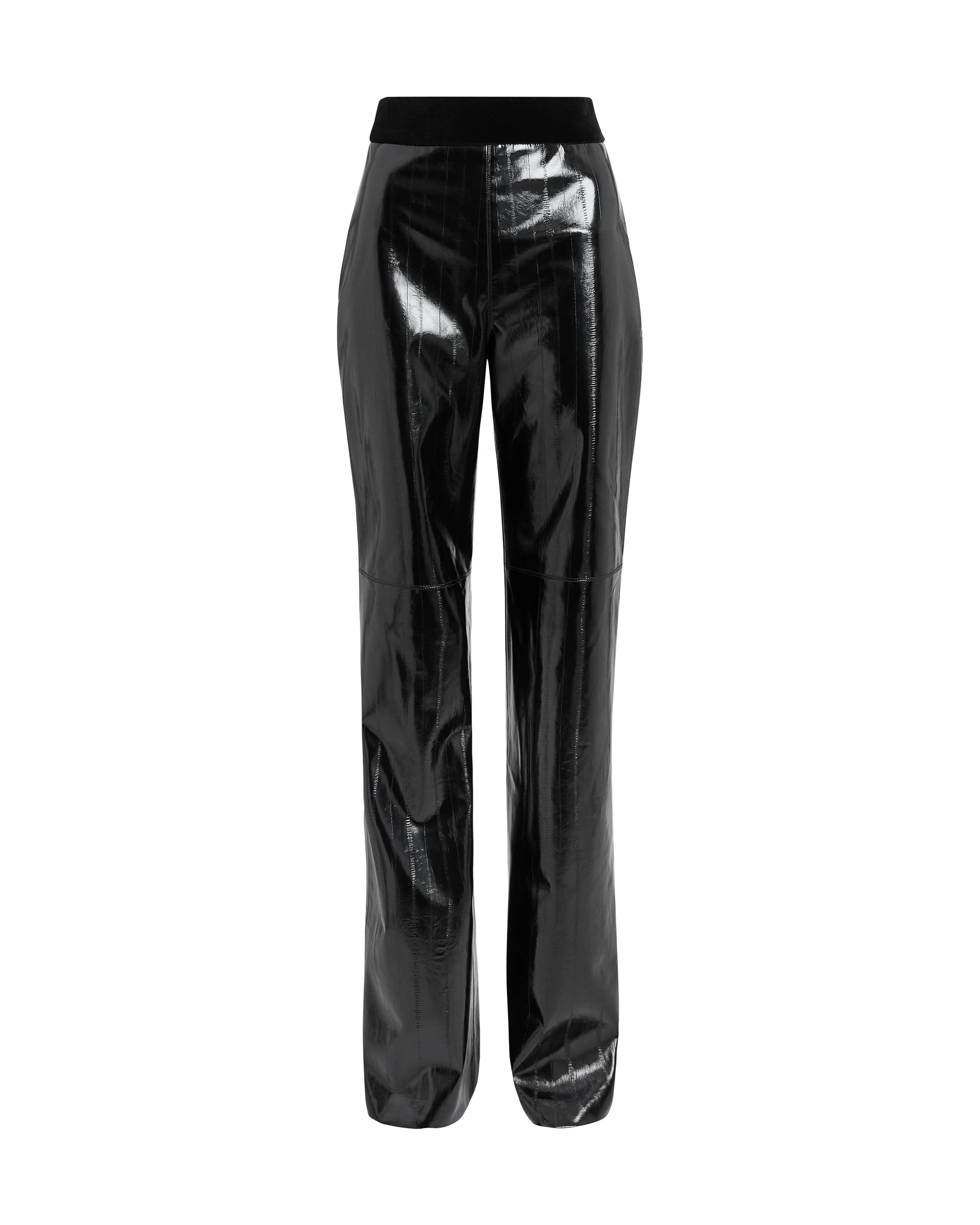 Safiyaa Teodora Trouser in Black – Pants – Demi-Couture Evening Wear at Luxury Shoes Safiyaa Teodora Trouser