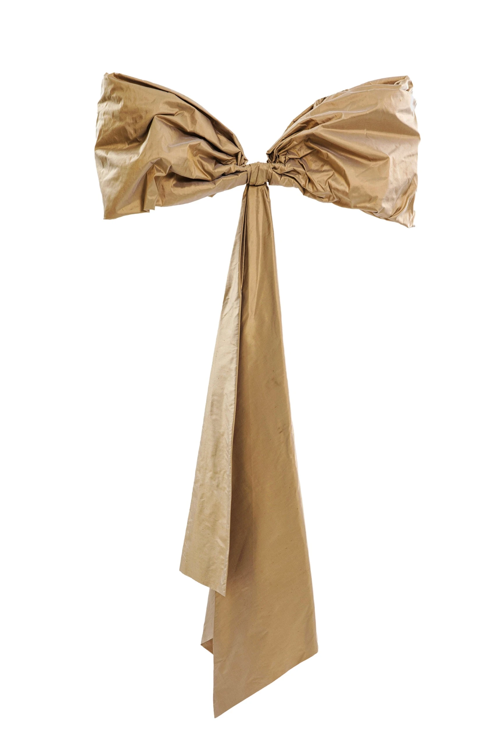 Saiid Kobeisy Bow Cape in Light Gold | Jackets | Luxury Shoes Saiid Kobeisy Bow Cape in Light Gold