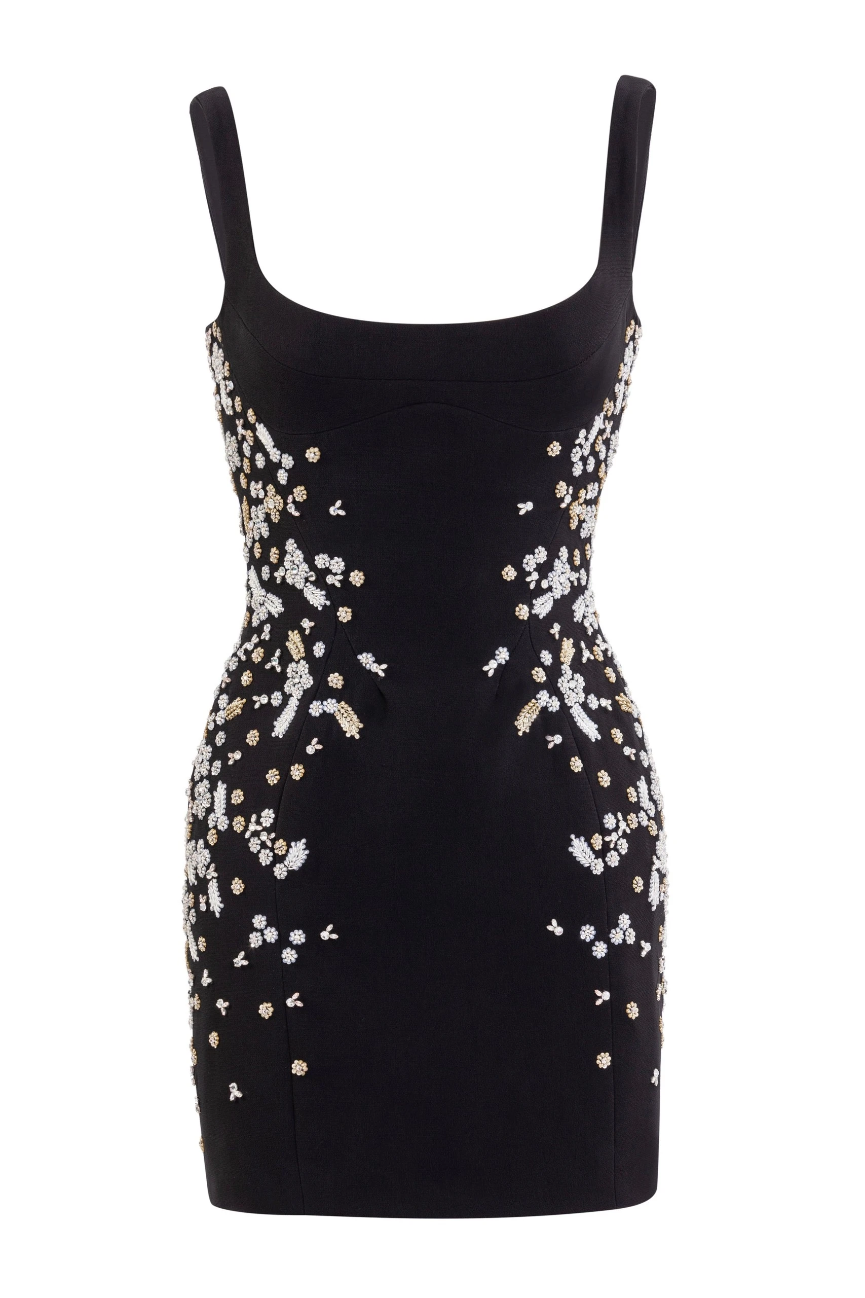 Saiid Kobeisy Embellished Mini Dress in Jet Black | Dresses | Luxury Shoes Saiid Kobeisy Embellished Mini Dress in Jet Black