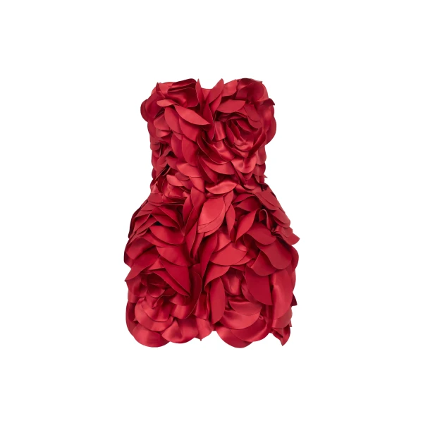 Floral Mini Dress in Space Cherry