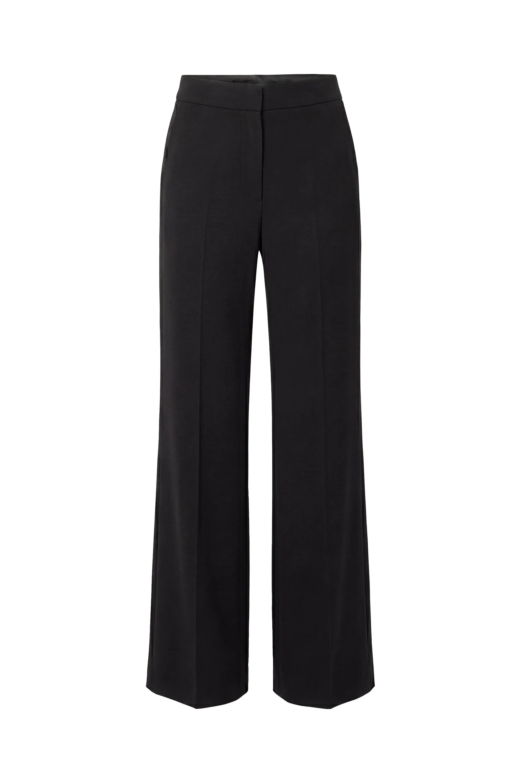 Saiid Kobeisy Floral Tailored Pants in Jet Black | Pants | Luxury Shoes Saiid Kobeisy Floral Tailored Pants in Jet Black