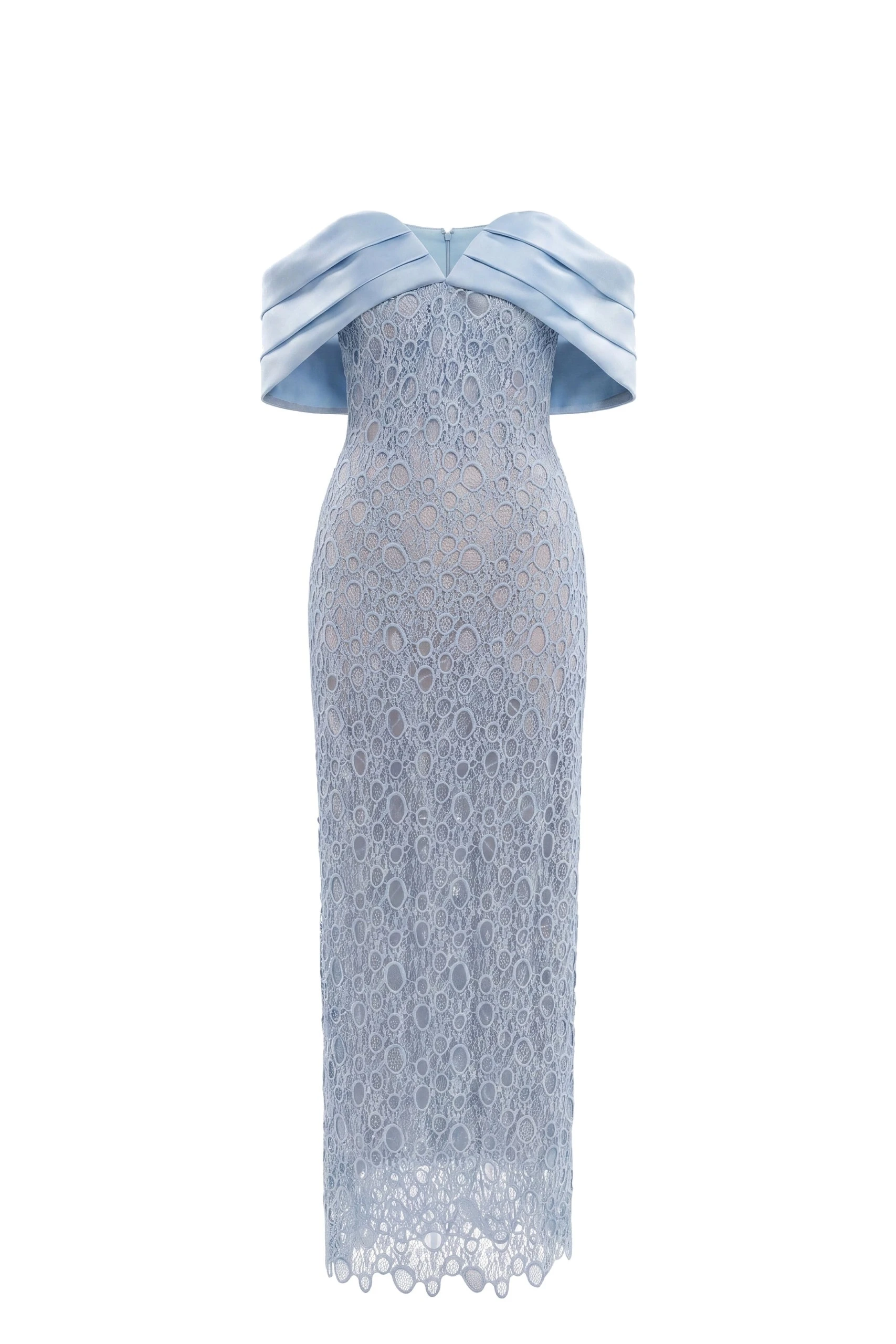 Saiid Kobeisy Midi Guipure Dress in Antigua Sand | Dresses | Luxury Shoes Saiid Kobeisy Midi Guipure Dress in Antigua Sand