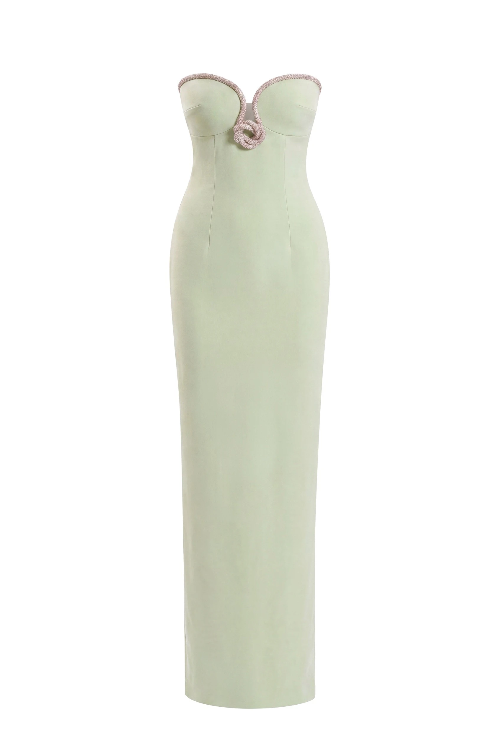 Saiid Kobeisy Strapless Dress with Crystal Embellishment in Jet Black | Dresses | Luxury Shoes Saiid Kobeisy Strapless Dress with Crystal Embellishment in Jet Black