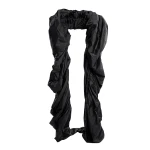 Saiid Kobeisy Taffeta Cape in Jet Black