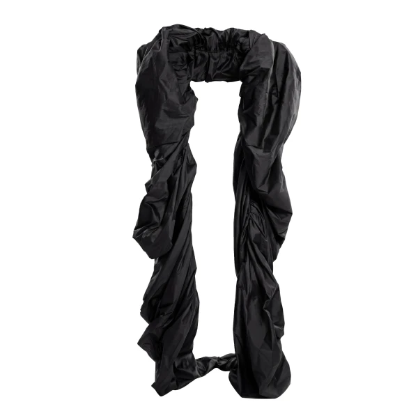 Taffeta Cape in Jet Black