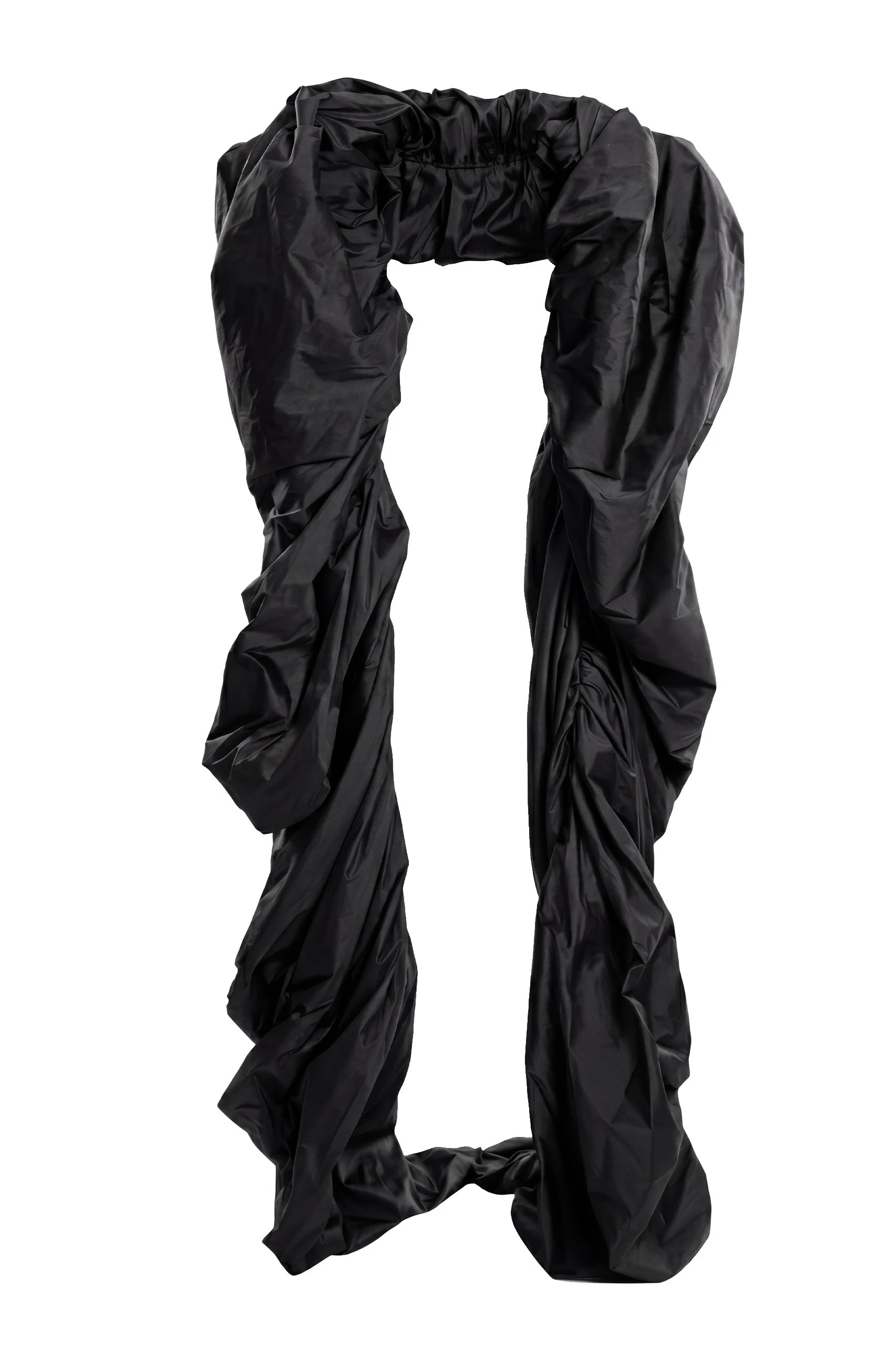 Saiid Kobeisy Taffeta Cape in Jet Black | Jackets | Luxury Shoes Saiid Kobeisy Taffeta Cape in Jet Black