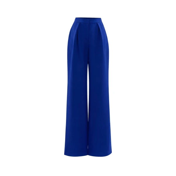 Saiid Kobeisy Tailored Pants in Spectrum Blue