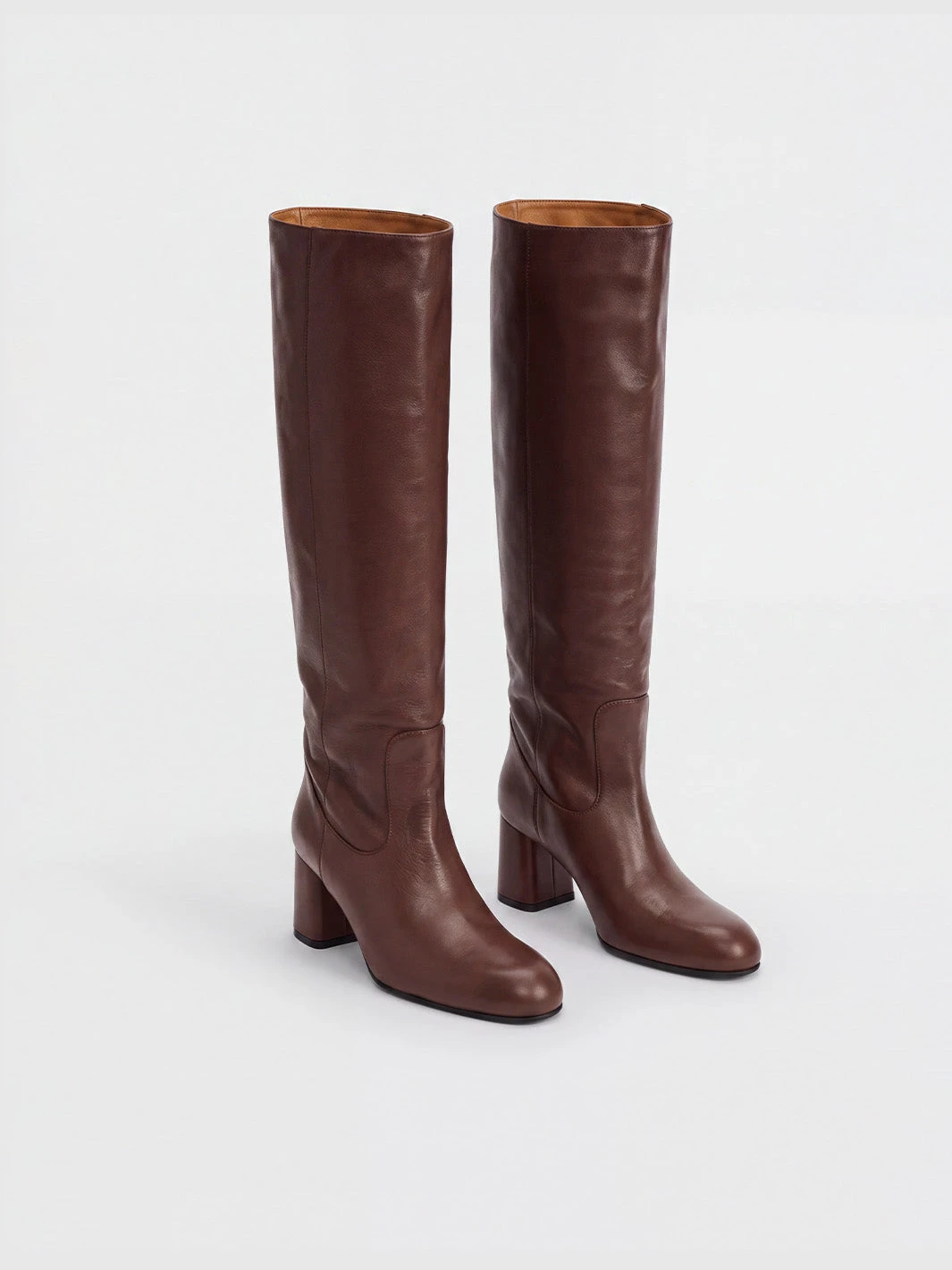 ATP Atelier Sarconi in Cannella Knee High Boots Brown