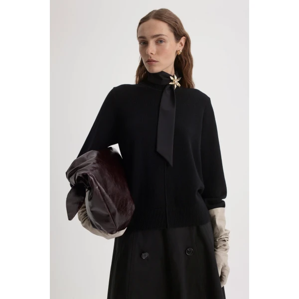 Cashmere Wool Crew Sweater