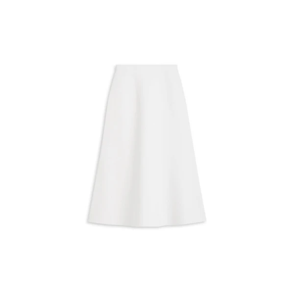 Crepe Knit Soft Hem Skirt