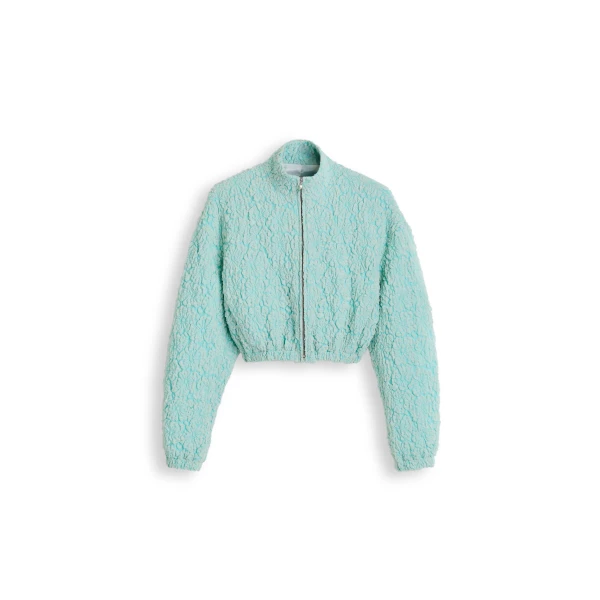 Fleur De Lin Bomber in Opal