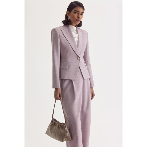 Italian Textured Tailored Jacket