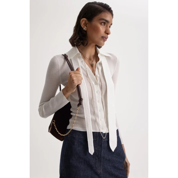 Knit Tie Shirt