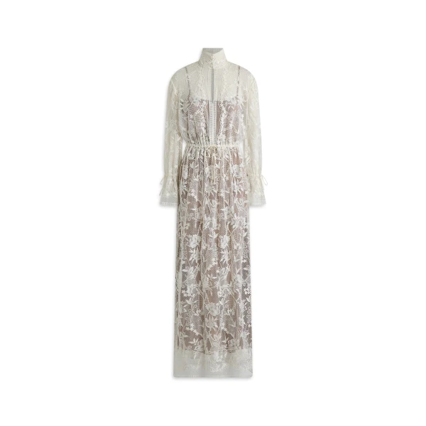 Lace Dress in Ivory