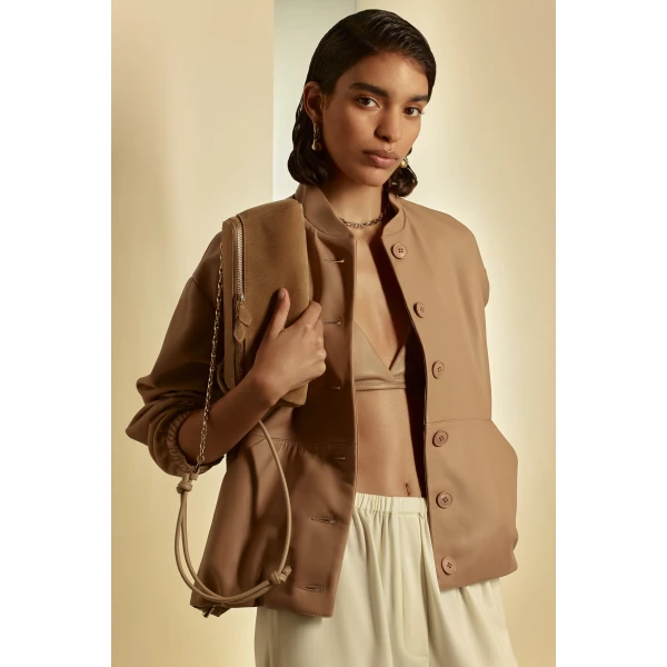 Leather Bomber