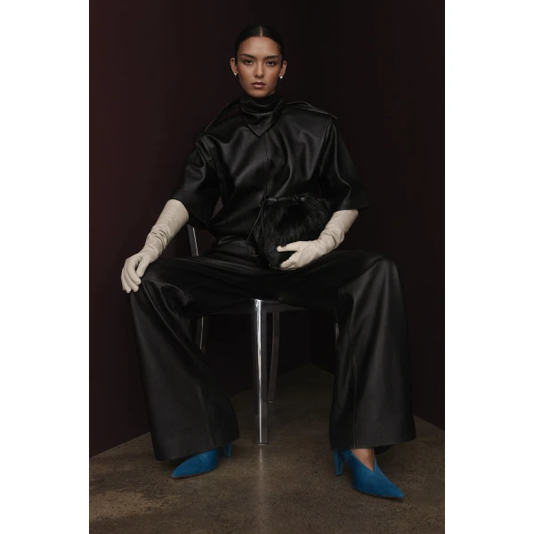 Leather Soft Waist Trouser