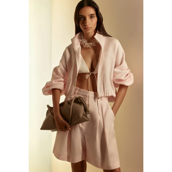Linen Soft Pleat Short