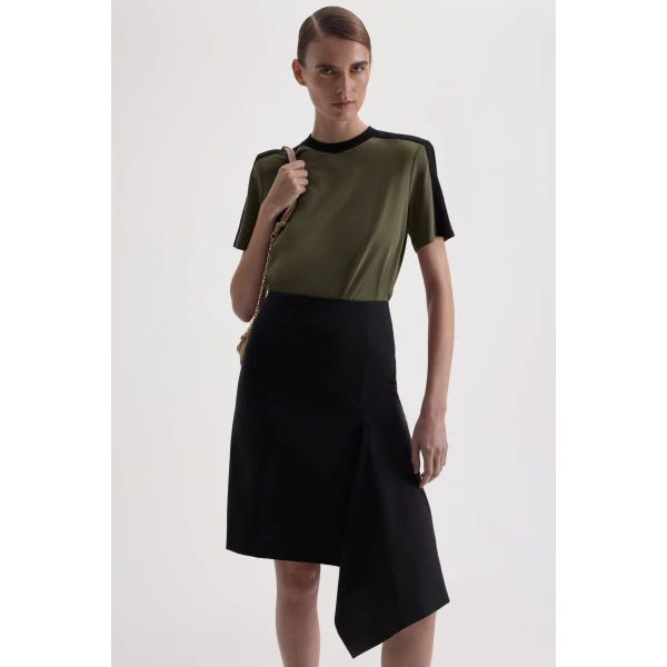Mercerised Sportif Shoulder Pad Tee