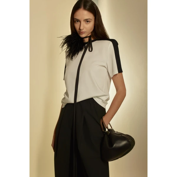 Mercerised Sportif Shoulder Pad Tee