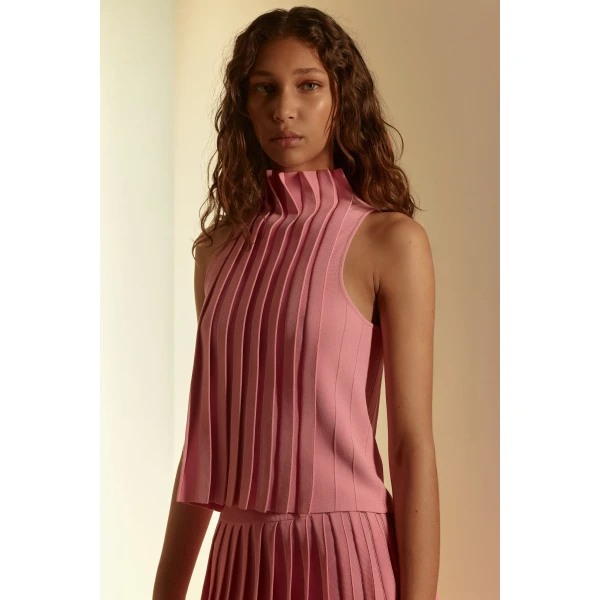 Pleat Tailored Tank