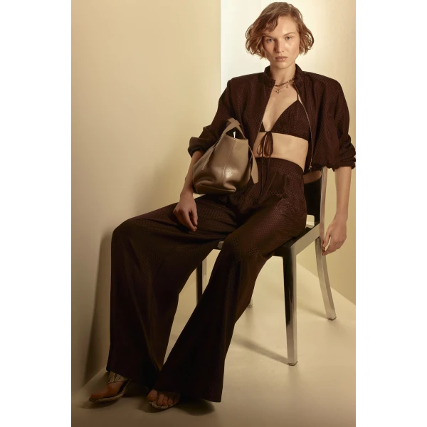Silk Chain Jacquard Bra