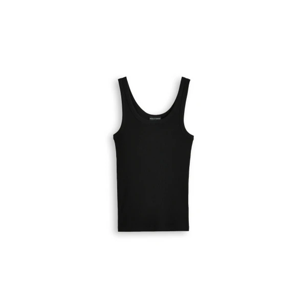 Scanlan Theodore Silk Cotton Singlet in Black