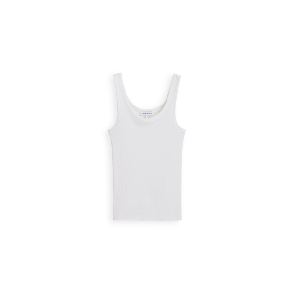 Scanlan Theodore Silk Cotton Singlet in White