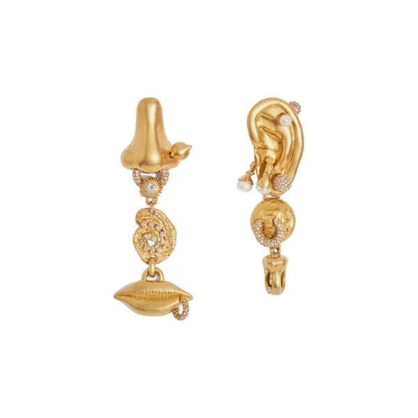 schiaparelli anatomic bijoux earrings