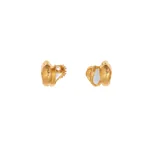schiaparelli asymmetric hoop earrings