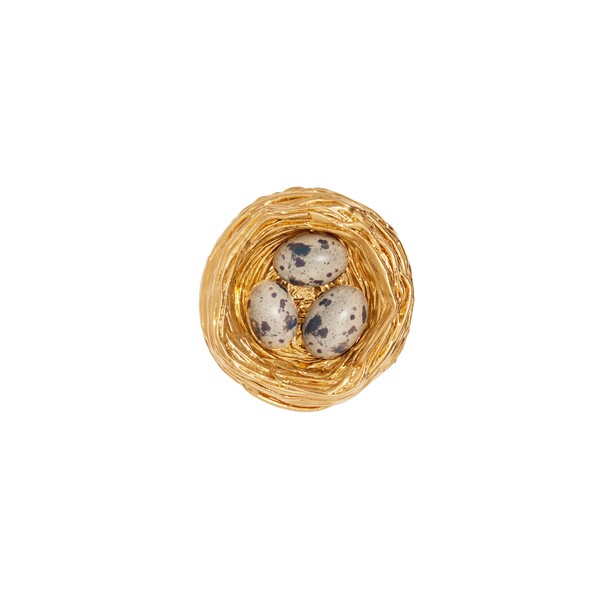 schiaparelli bird's nest brooch