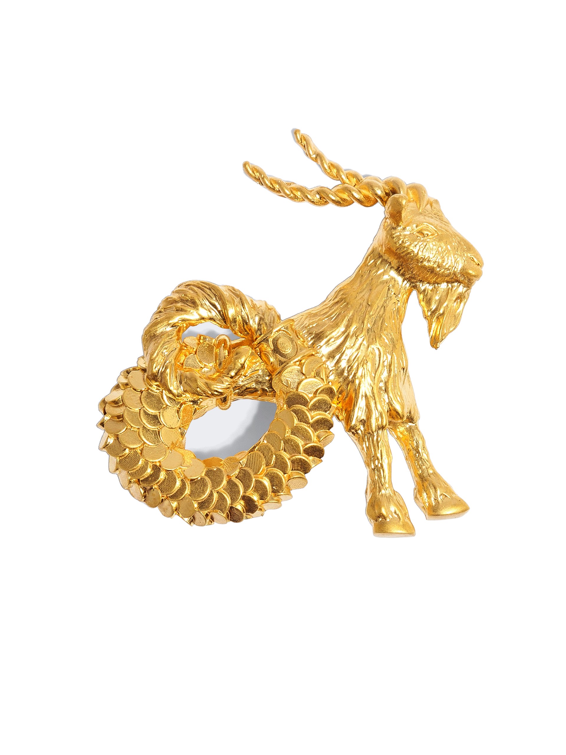 Capricorn Brooch Schiaparelli Accessories | Luxury Shoes schiaparelli capricorn brooch