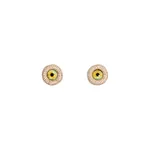 schiaparelli eye stud earrings