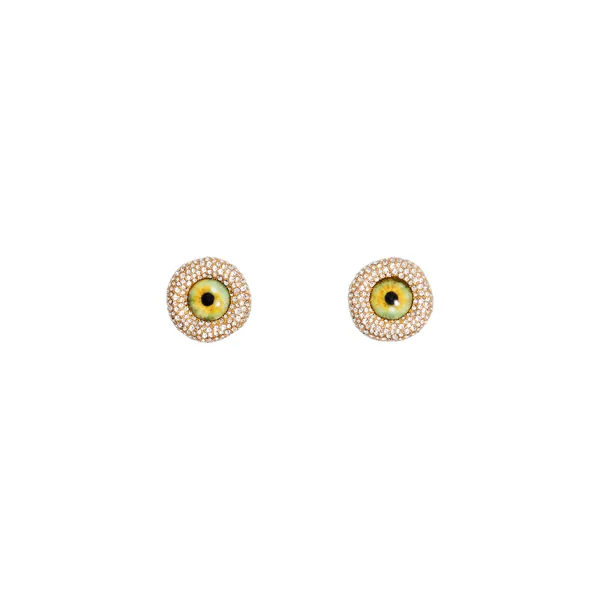 schiaparelli eye stud earrings