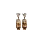 schiaparelli face tassel earrings
