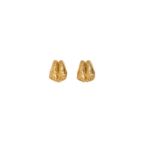 schiaparelli feet earrings
