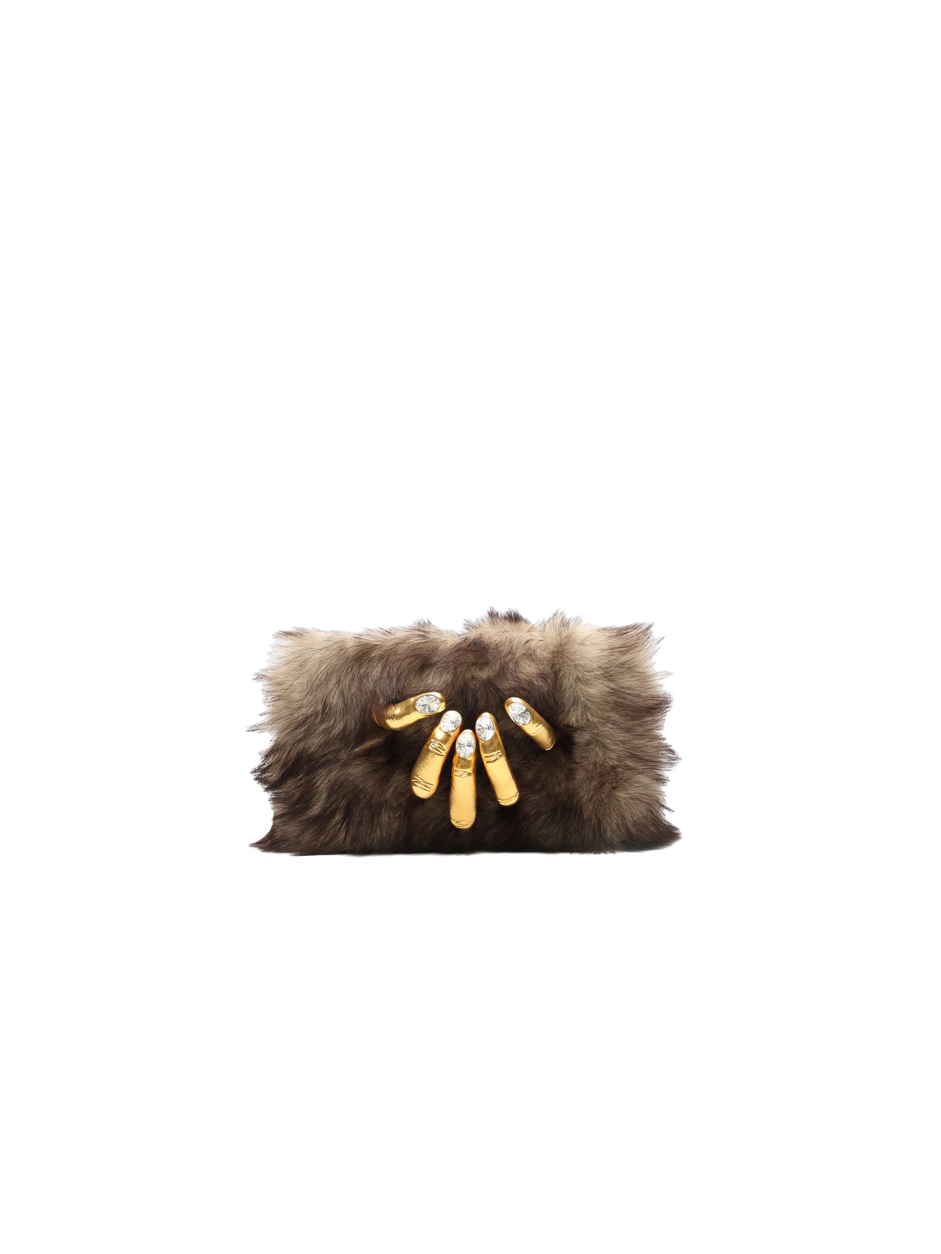 Hand in Hand Clutch in Beige Schiaparelli Bags | Luxury Shoes schiaparelli hand in hand clutch